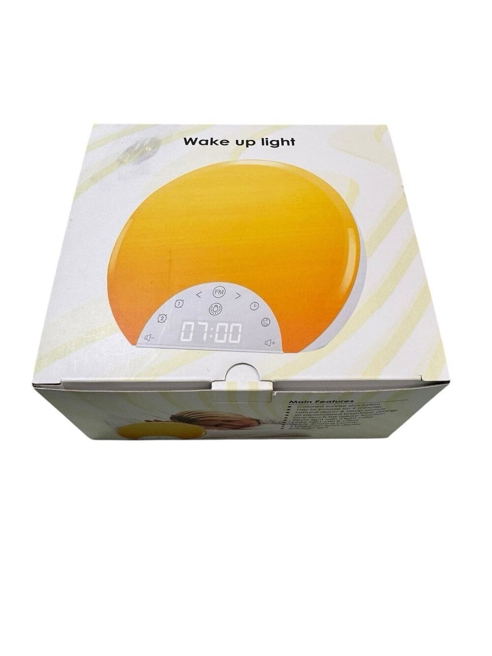 Sunrise Alarm Clock White Noise Machine Natural Wake Up Light - Dimmable Clock